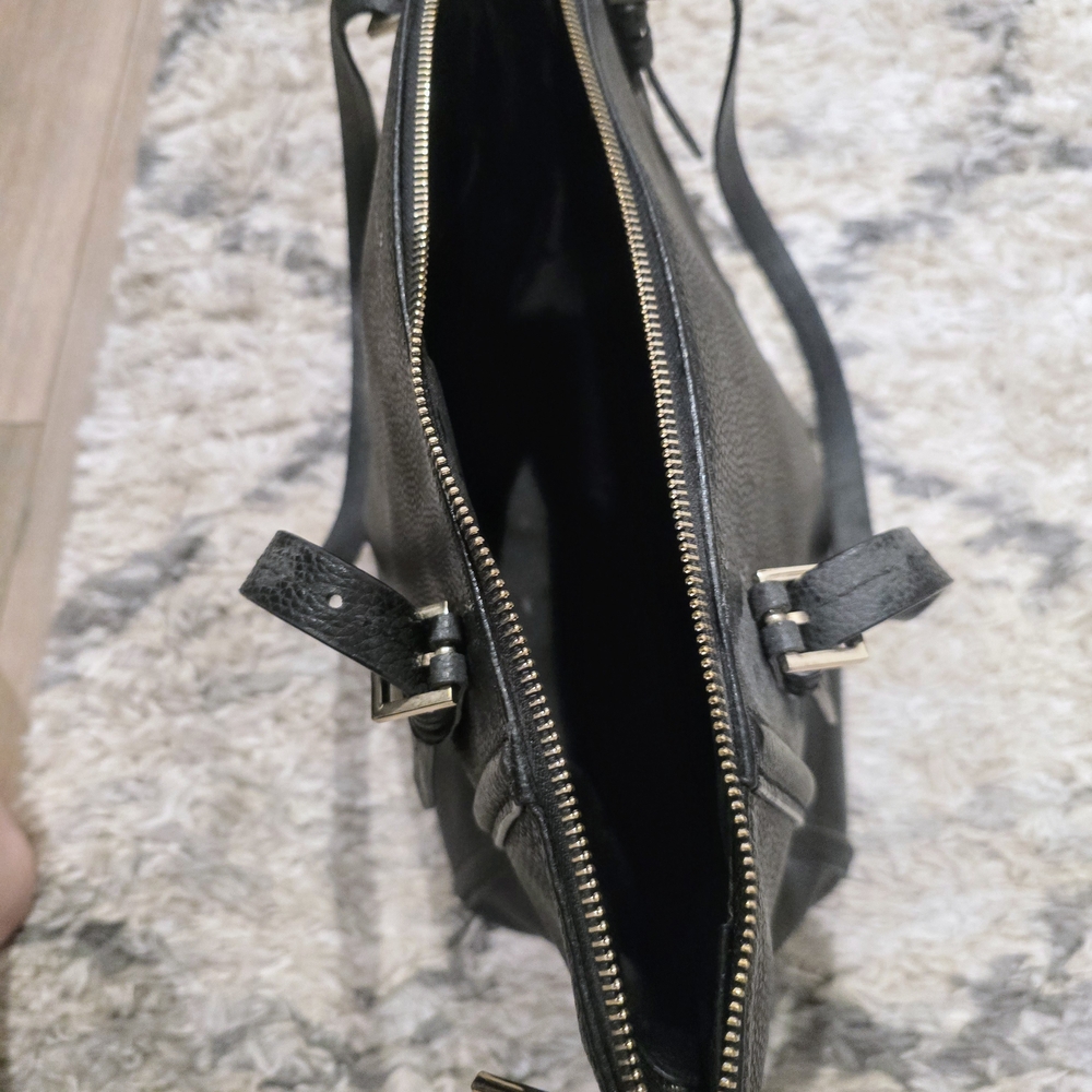 Kate Spade Black Pebbled Leather Tote - Picture 2 of 5